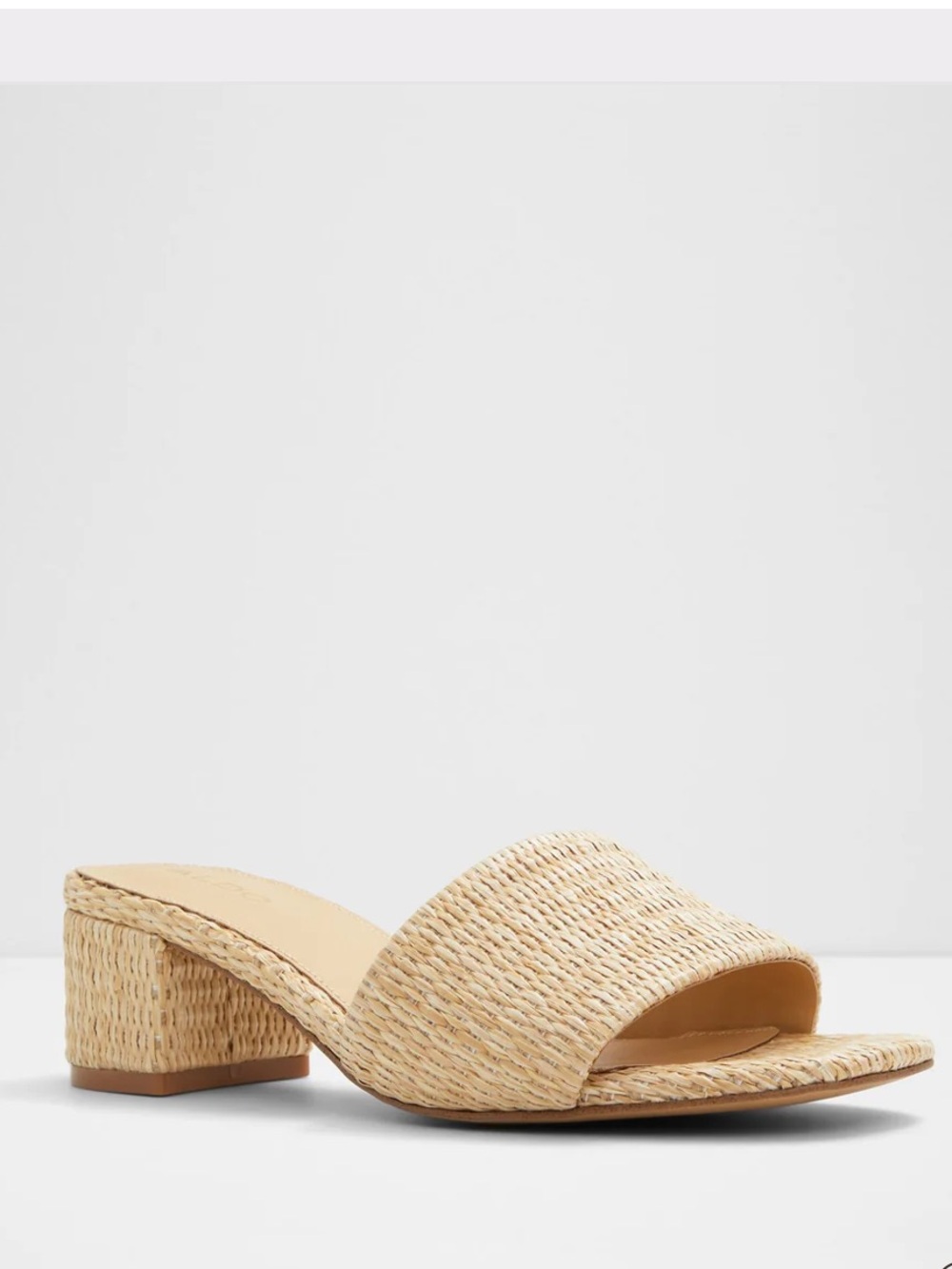 Aldo Woven Natural Slide Sandal - Women
